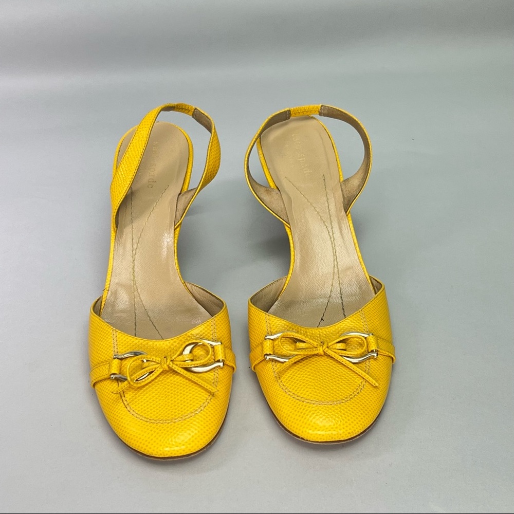 Yellow Kate Spade heels